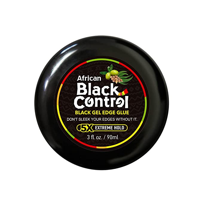 ButiAngeles African Black Control Black Gel Edge Glue 3oz