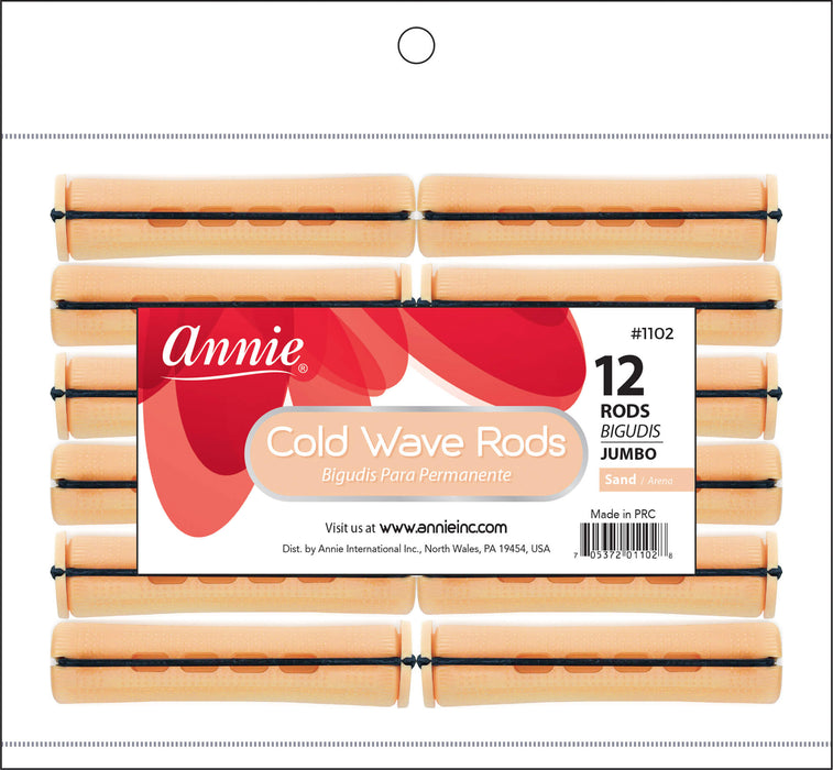 Cold Wave Rods Size Jumbo / Sand 12Pc #1102
