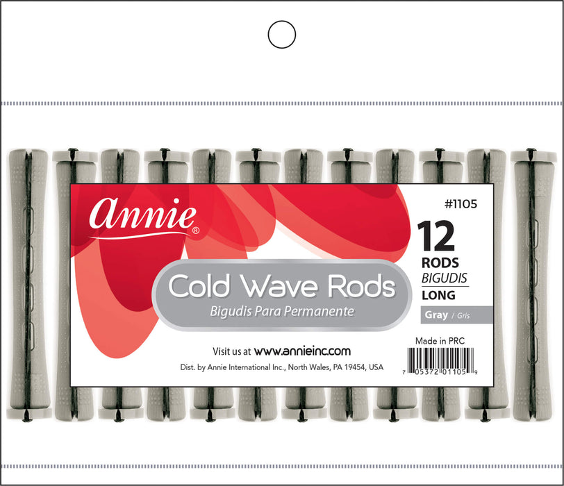 Cold Wave Rods Size Long / Gray 12Pc #1105
