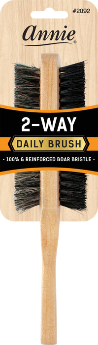 Two Side Wooden Brush Soft & Hard #2092
