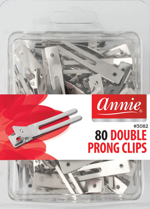 Double Prong Clips 80Pc #3082