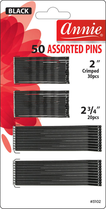 Pins 2" And 2 3/4" / Assort 50Pc #3102 (12 PACKS)