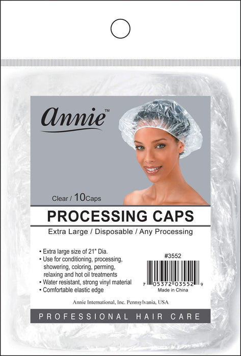 Processing Caps Size X-Large / Clear 10Pc #3552