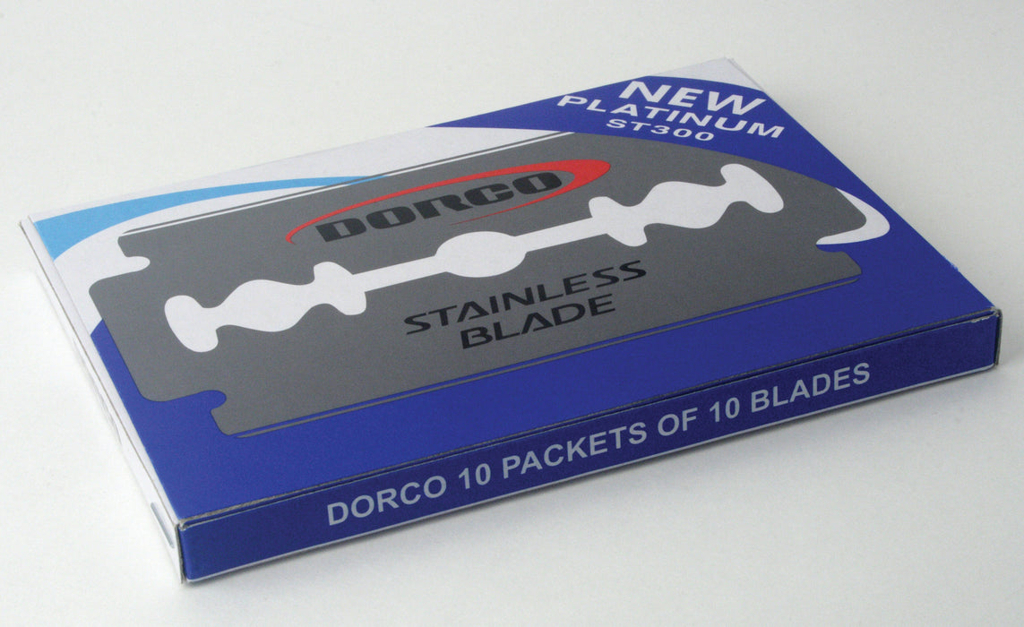 Dorco Double Edge Razor Blades 10Pc (12Pk/Display) #St300/5112