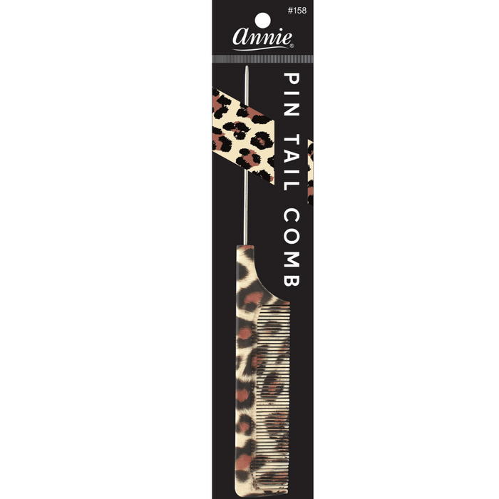 Pin Tail Comb - Cheetah Print Assort (12 PIECES) #158