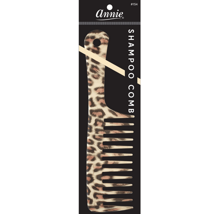 Shampoo Comb - Cheetah Print Assort (12 PIECES) #154