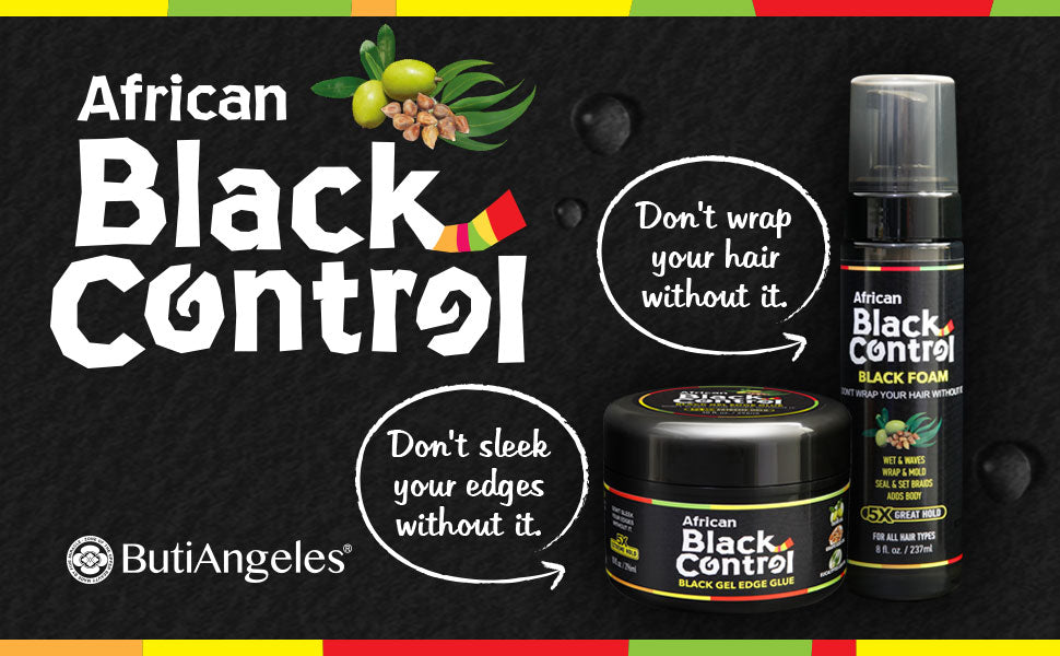 ButiAngeles African Black Control Black Foam 8oz