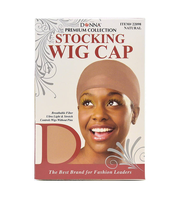 Donna Stocking Wig Cap 100 Piece / Natural #22098