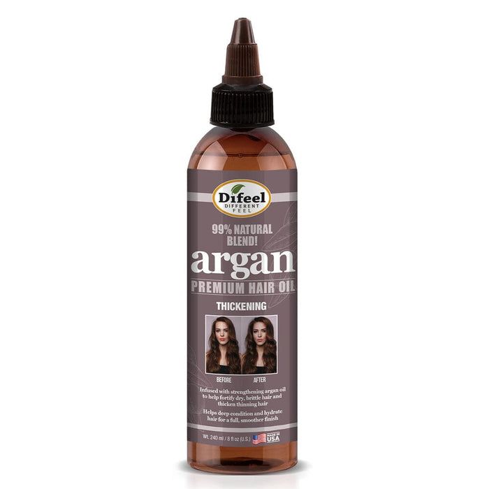 Difeel 99% Natural Premium Hair Oil Argan Thickening 8oz
