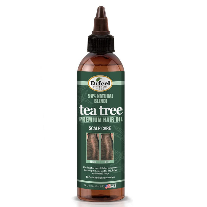 Difeel 99% Natural Premium Hair Oil Tea Tree Scalp Care 8oz