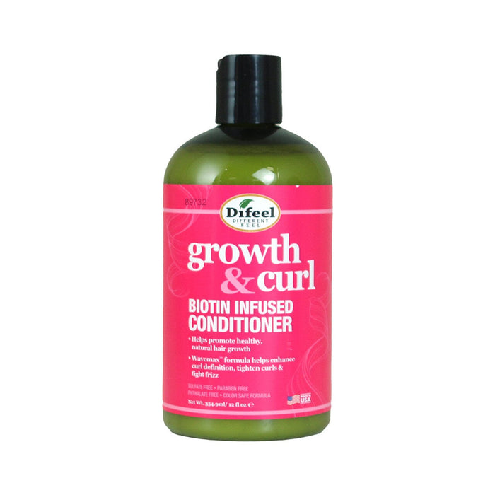 Difeel Growth & Curl Biotin Conditioner 12oz