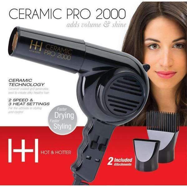 H&H Ceramic Pro-2000 Dryer / Black #5855