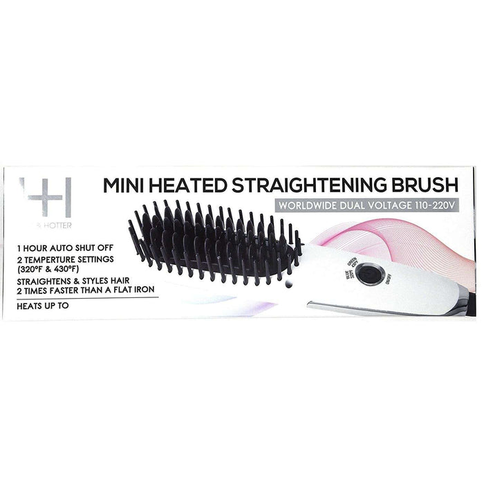 H&H Mini Heated Straightening Brush #5952