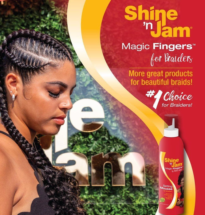 Ampro Shine N' Jam Magic Fingers Setting Mousse 12oz