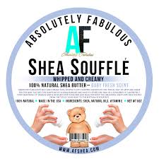 Shea Souffle Whipped And Creamy 100% Natural Shea Butter 8oz
