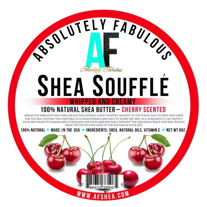 Shea Souffle Whipped And Creamy 100% Natural Shea Butter 8oz