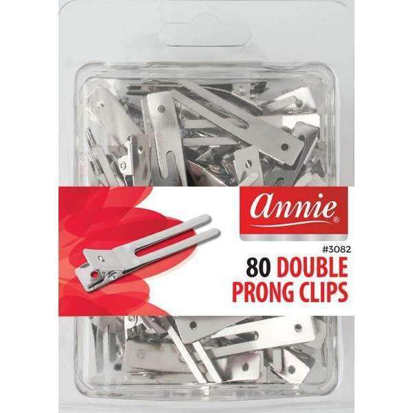 Double Prong Clips 80Pc #3082 (6 PACKS)