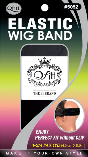 Elastic Wig Band /Black #5052 (12 PACKS)