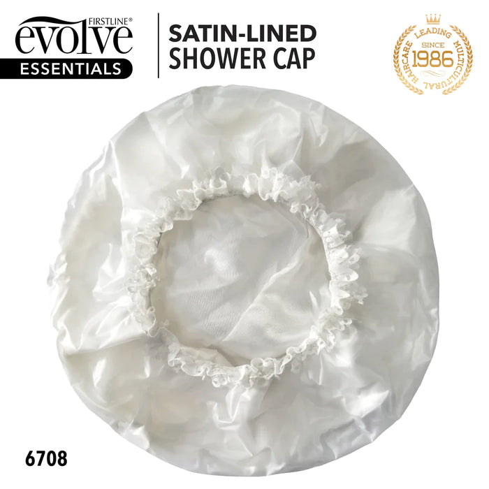 Evolve Satin Lined Shower Cap #6708