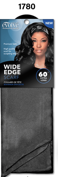 Evolve Wide Edge Scarf / Black #1780