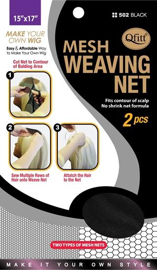 Mesh Weaving Net / Black #502 (12 PACKS)