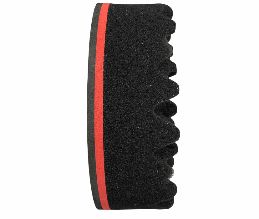 Large One Side Spiky Twist Hair Brush Sponge With Small Hole #H-6002